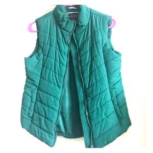 Green puffy vest- Aeropostale
